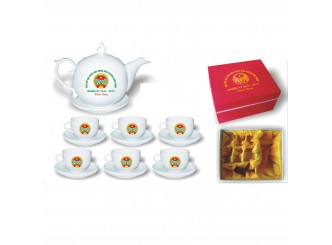 Bộ ấm trà gốm sứ - Gift Business - Công Ty TNHH Gift Business